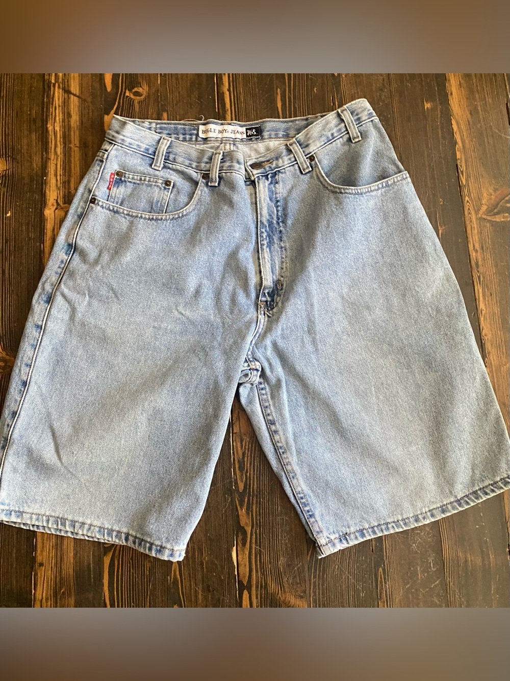 Vintage Bugle BoyClassic Light Blue Denim Men's Shorts